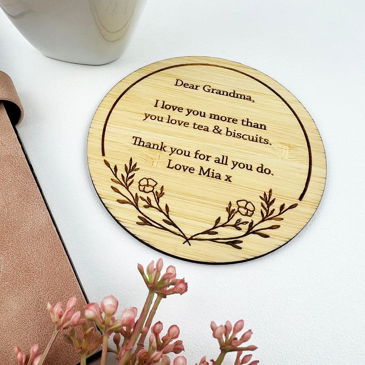 Flourish Border Drink Coaster