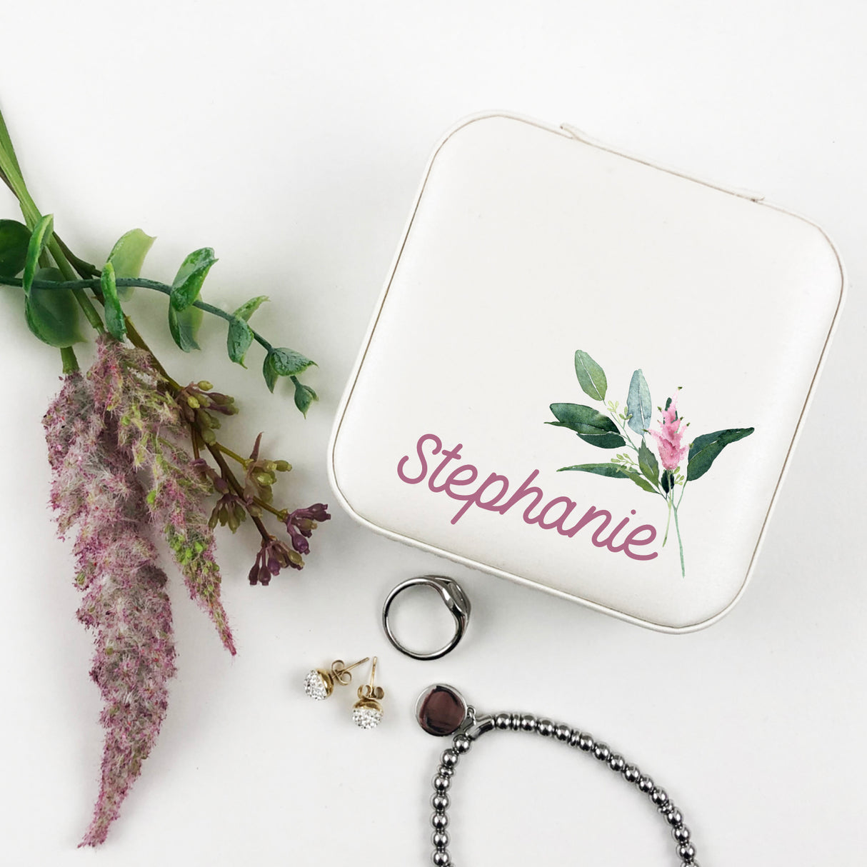 Floral Feature Jewellery Case - (Limited Quantity)