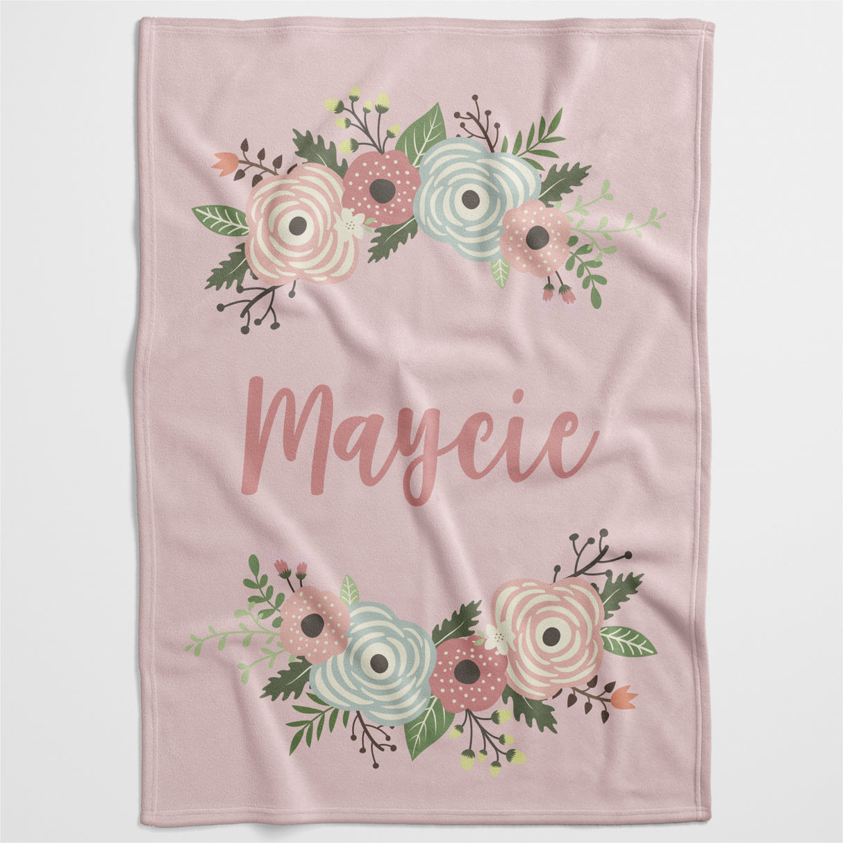 Flowers Personalised Blanket