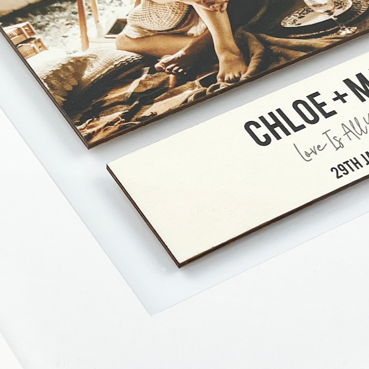 Deluxe Framed Square Photo Keepsake