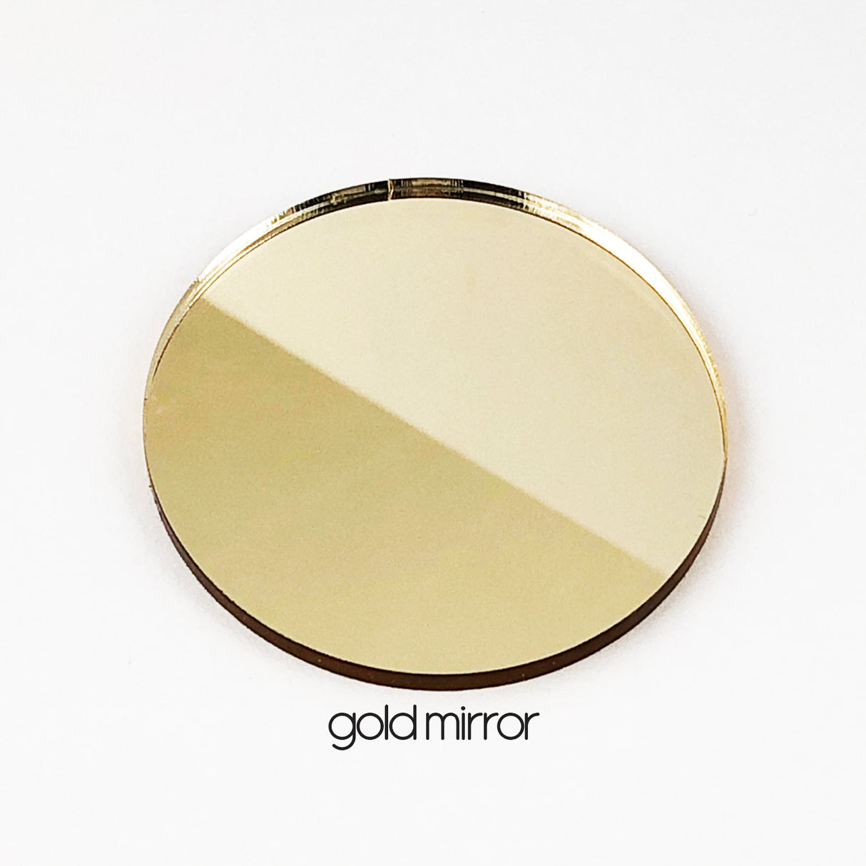 Mirror (Gold) Boys Rainbow 3D Personalised Birth Print