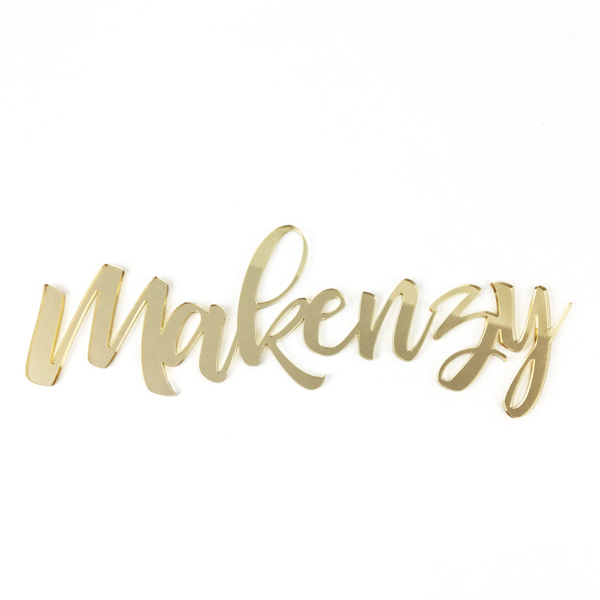 Personalised Handwritten Script Acrylic Names (various colours)