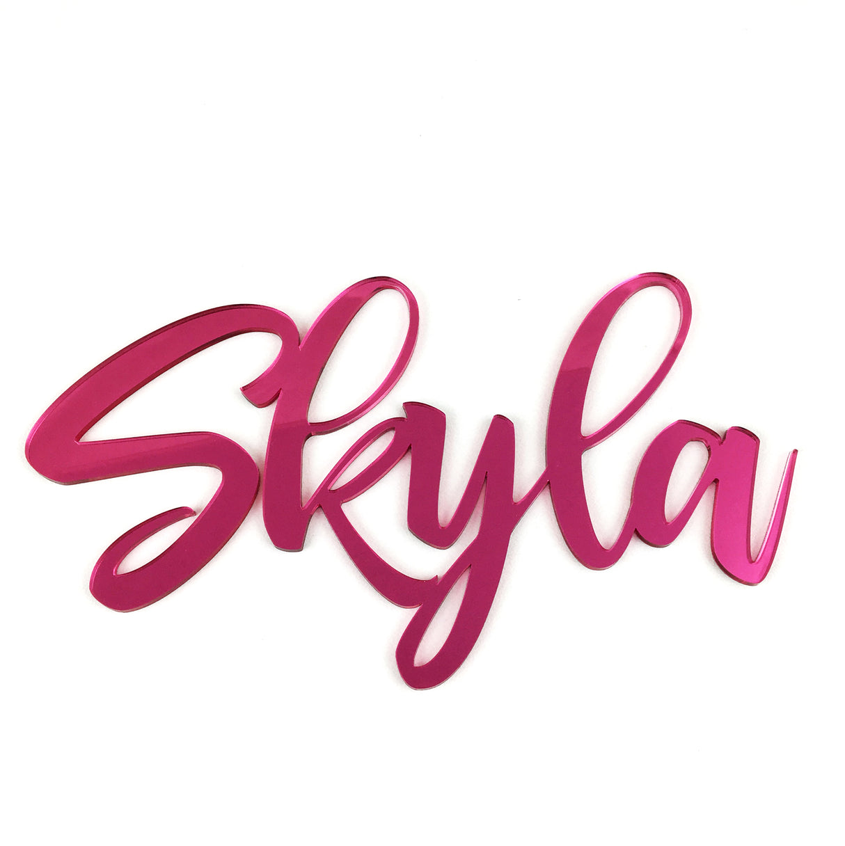 Personalised Handwritten Script Acrylic Names (various colours)