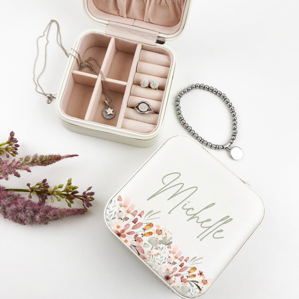 Tiny Flowers Garden Jewellery Case - (Limited Quantity)