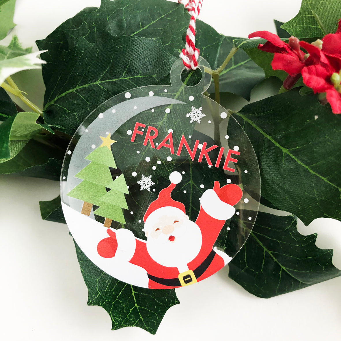 Bright Christmas Name Ornaments