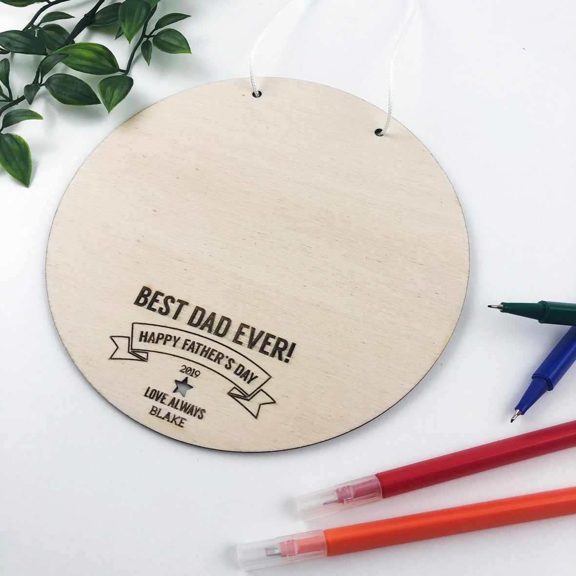 Kids Drawing Personalised Wall Hanging