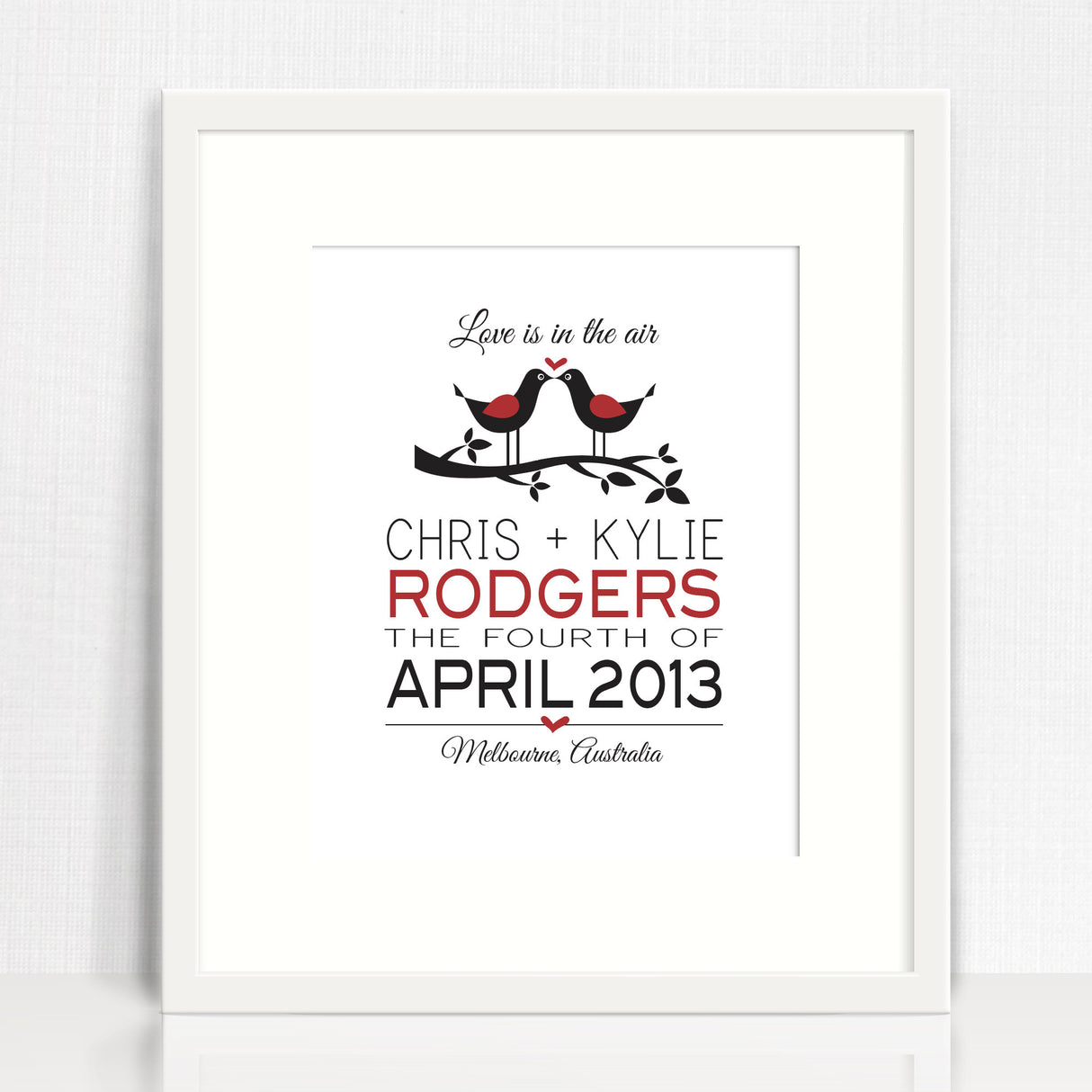 Love Birds Love Print