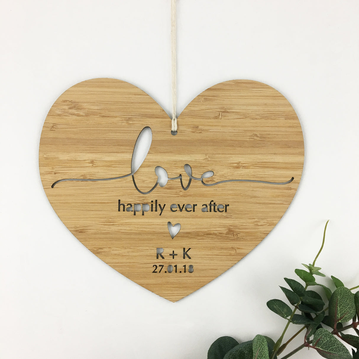Love Simple Script Wall Hanging
