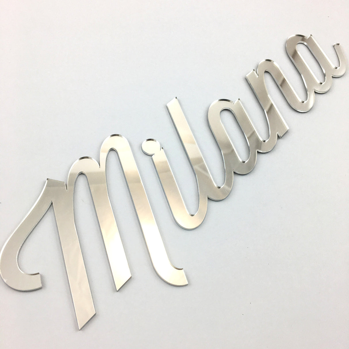 Personalised Acrylic Neat Script Names (various colours)