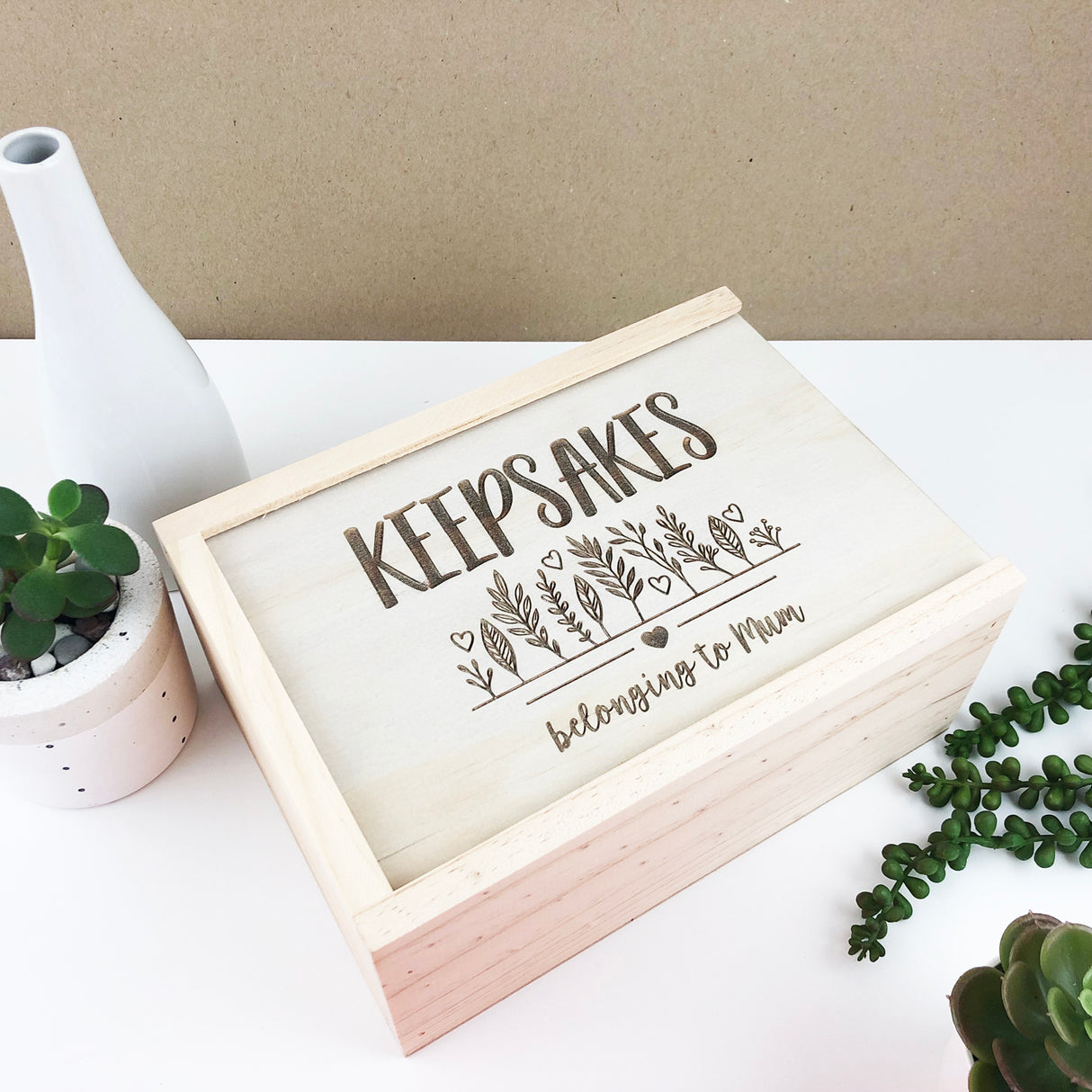 Personalised Mum's Keepsake Box