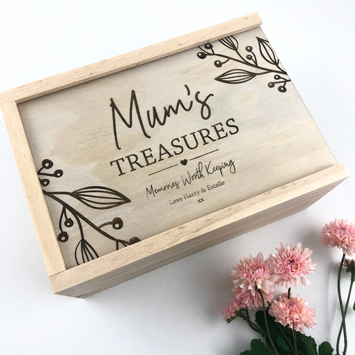 Personalised Treasures Keepsake Box