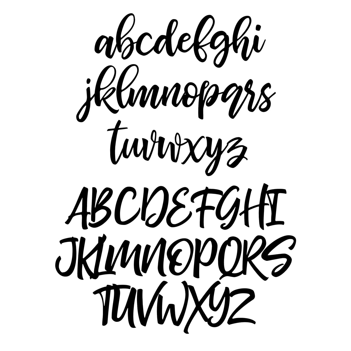 Personalised Handwritten Script Acrylic Names (various colours)