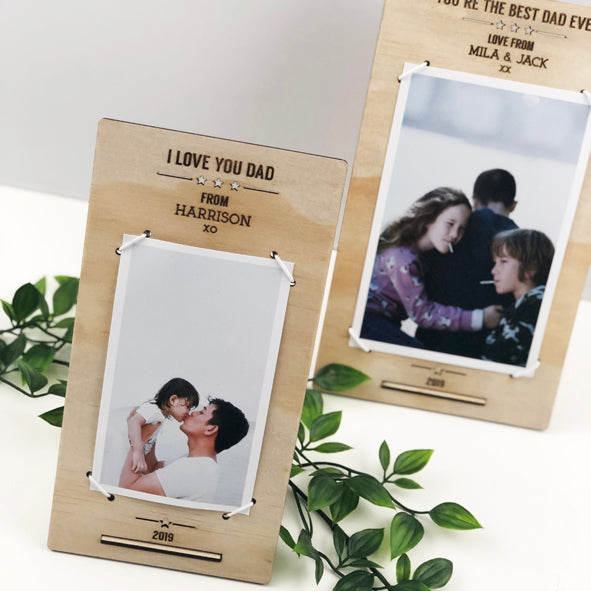 Personalised Wooden Photo Stand