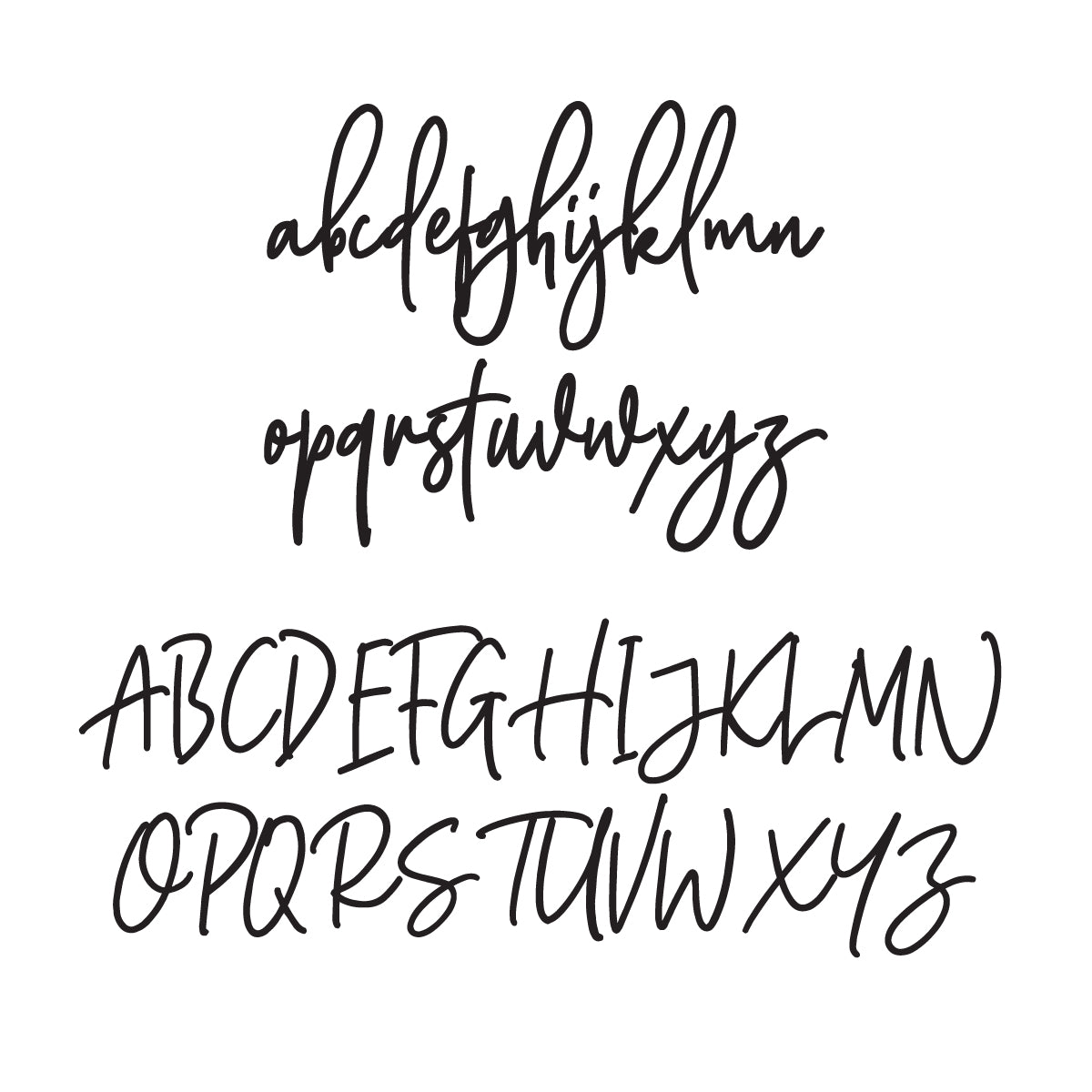 Personalised Tall Script Acrylic Names (various colours)