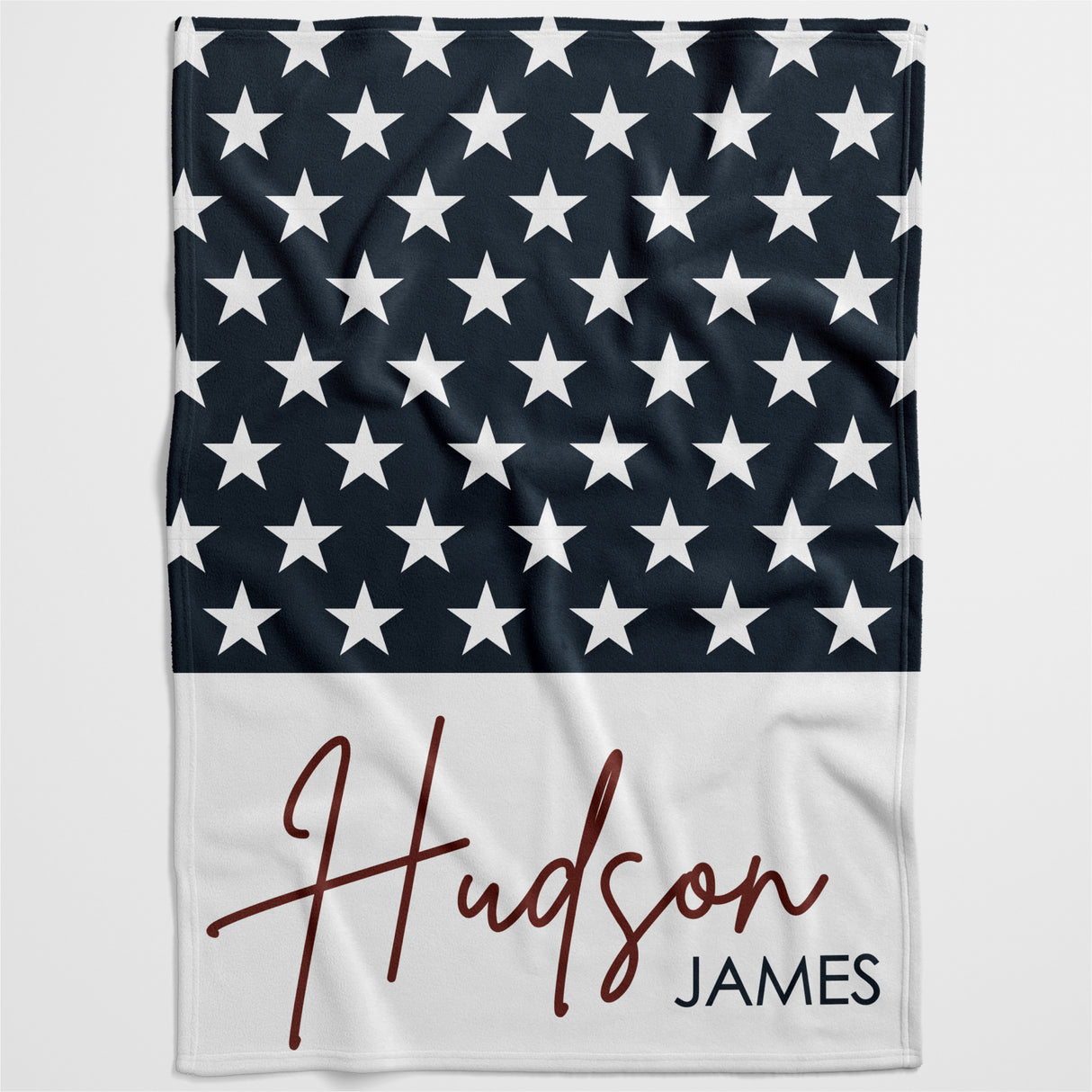 Stars & Name Name Personalised Blanket