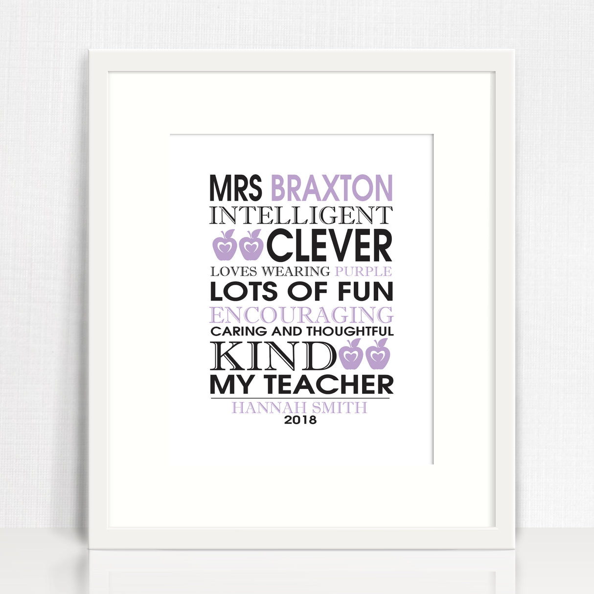 My Teacher Print (various colours)