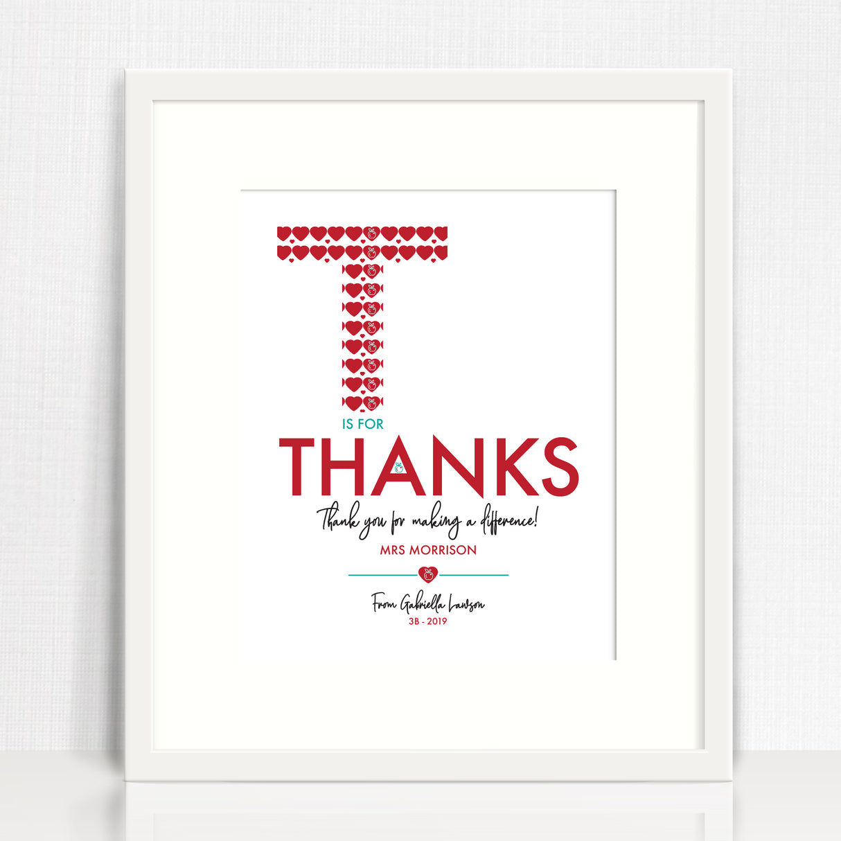 Thanks Teacher Print