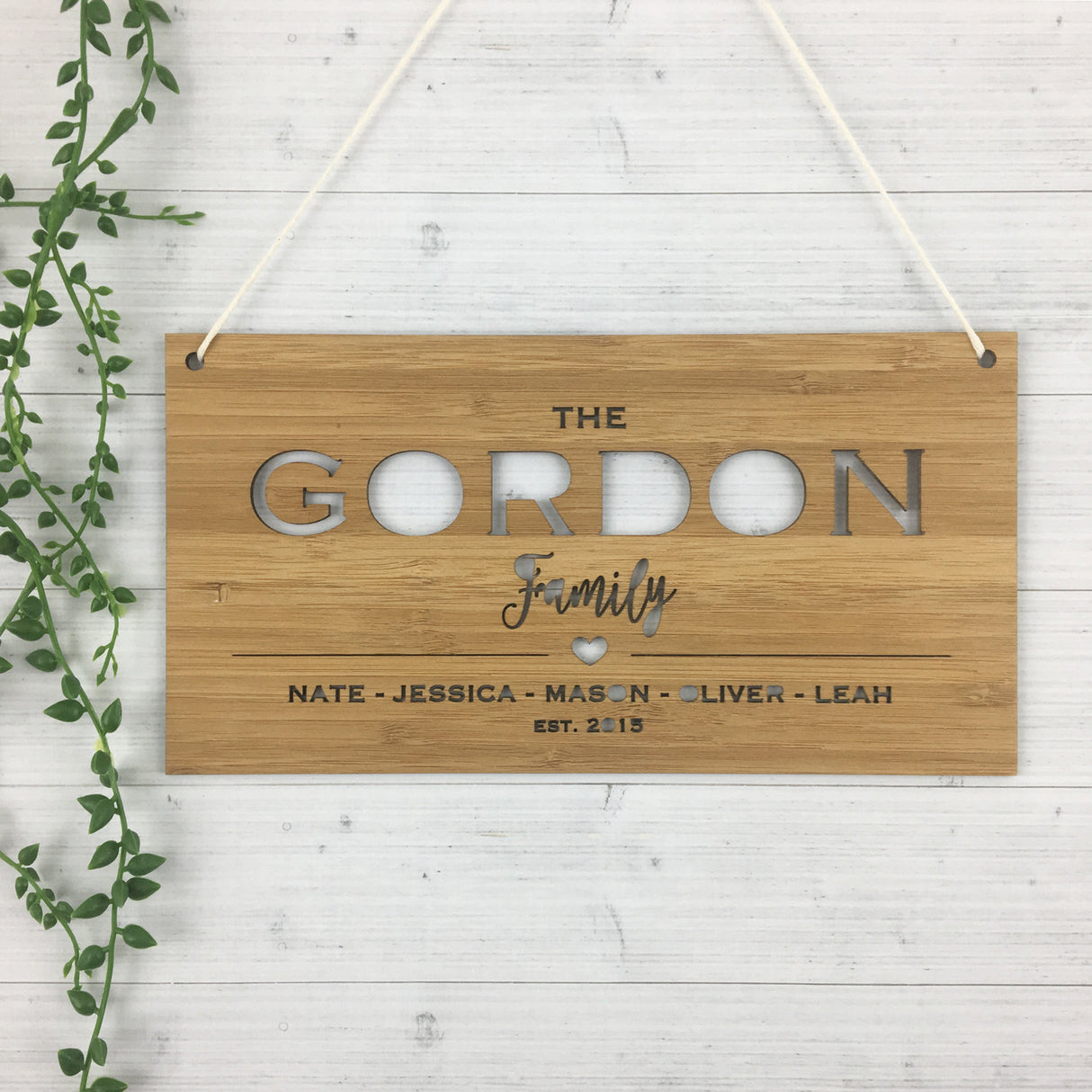 The Family Wall Hanging (landscape)