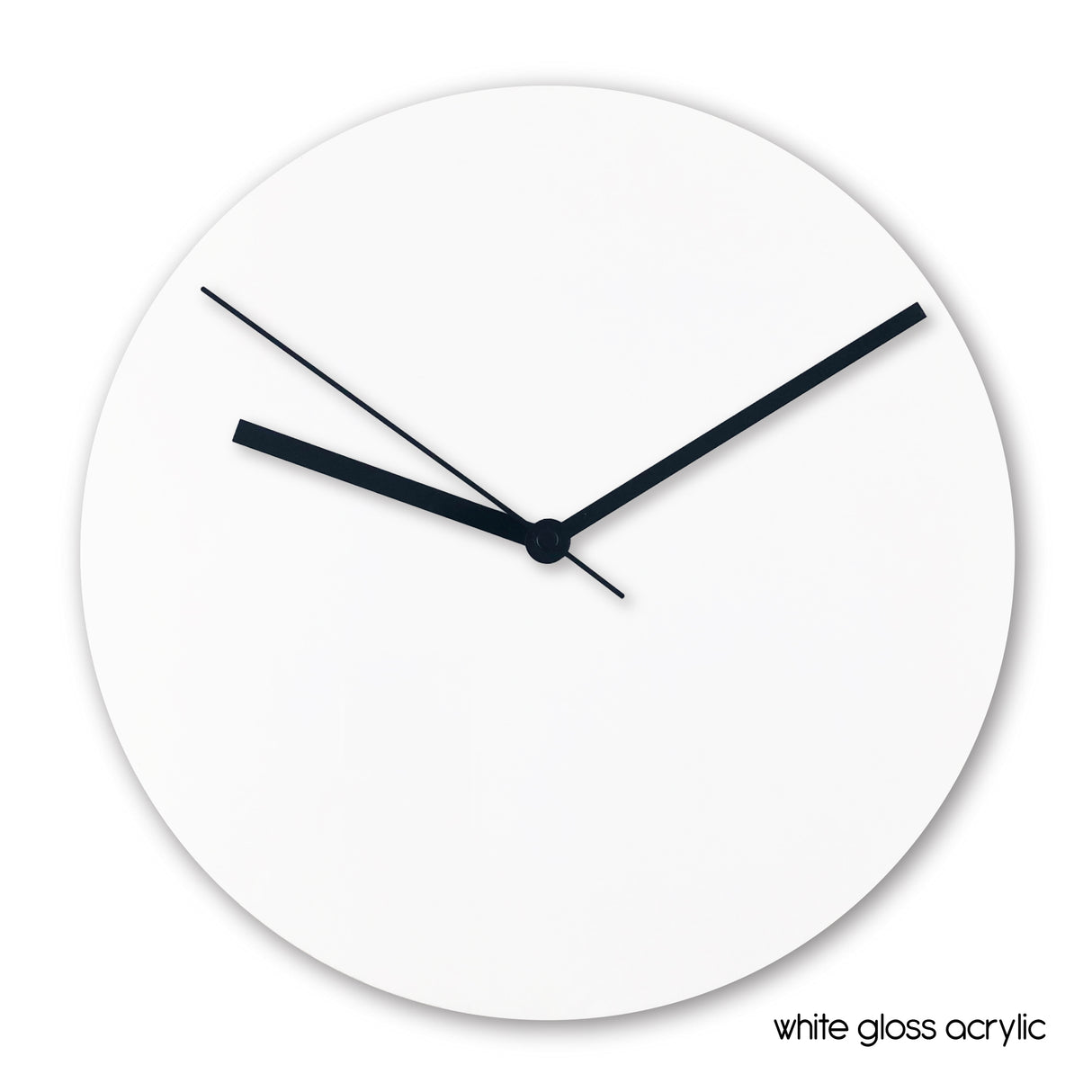 Feathers Girls Name Clock (acrylic or wood)