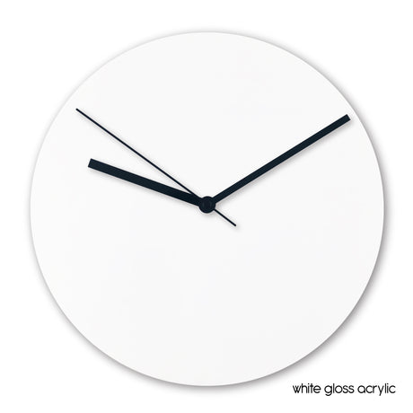 Wildflowers Girls Name Clock (acrylic or wood)