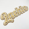 Triple Layer Bamboo Etched Name Plaques (various designs - 2 sizes)