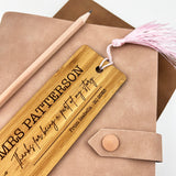 Botanical Spray Personalised Bookmark