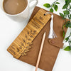 Botanical Stem Personalised Bookmark