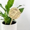 Botanical Stem Teacher Planter Stick
