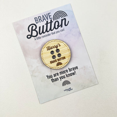 Personalised Brave Button