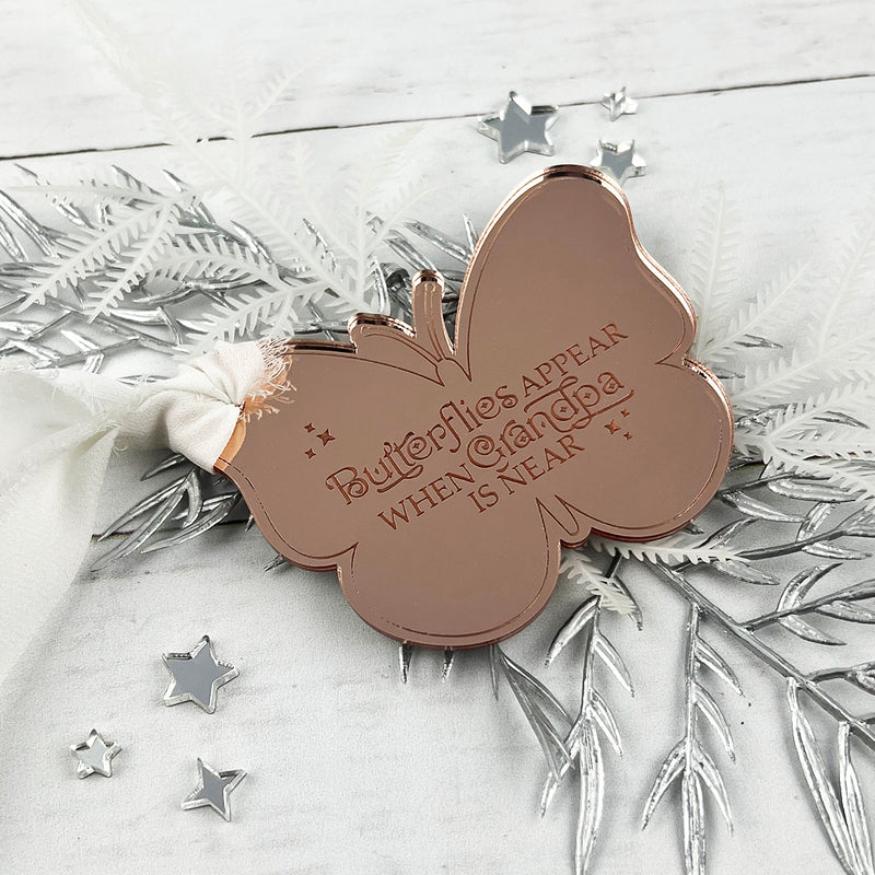 Mirror Butterfly Memorial Ornament (3 colours)