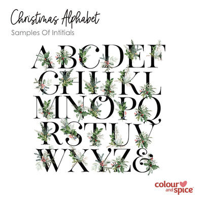 Christmas Alphabet Santa Sack