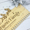Santa's Sleigh Christmas Countdown Wall Plaque
