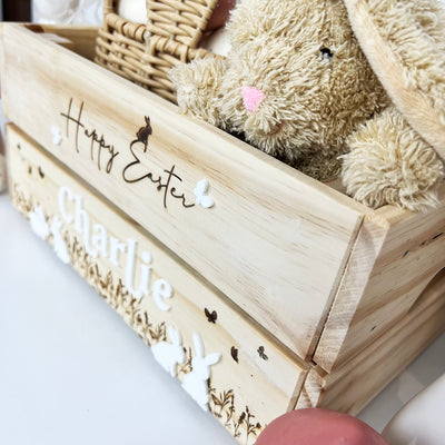 Personalised Vintage Style Easter Crate