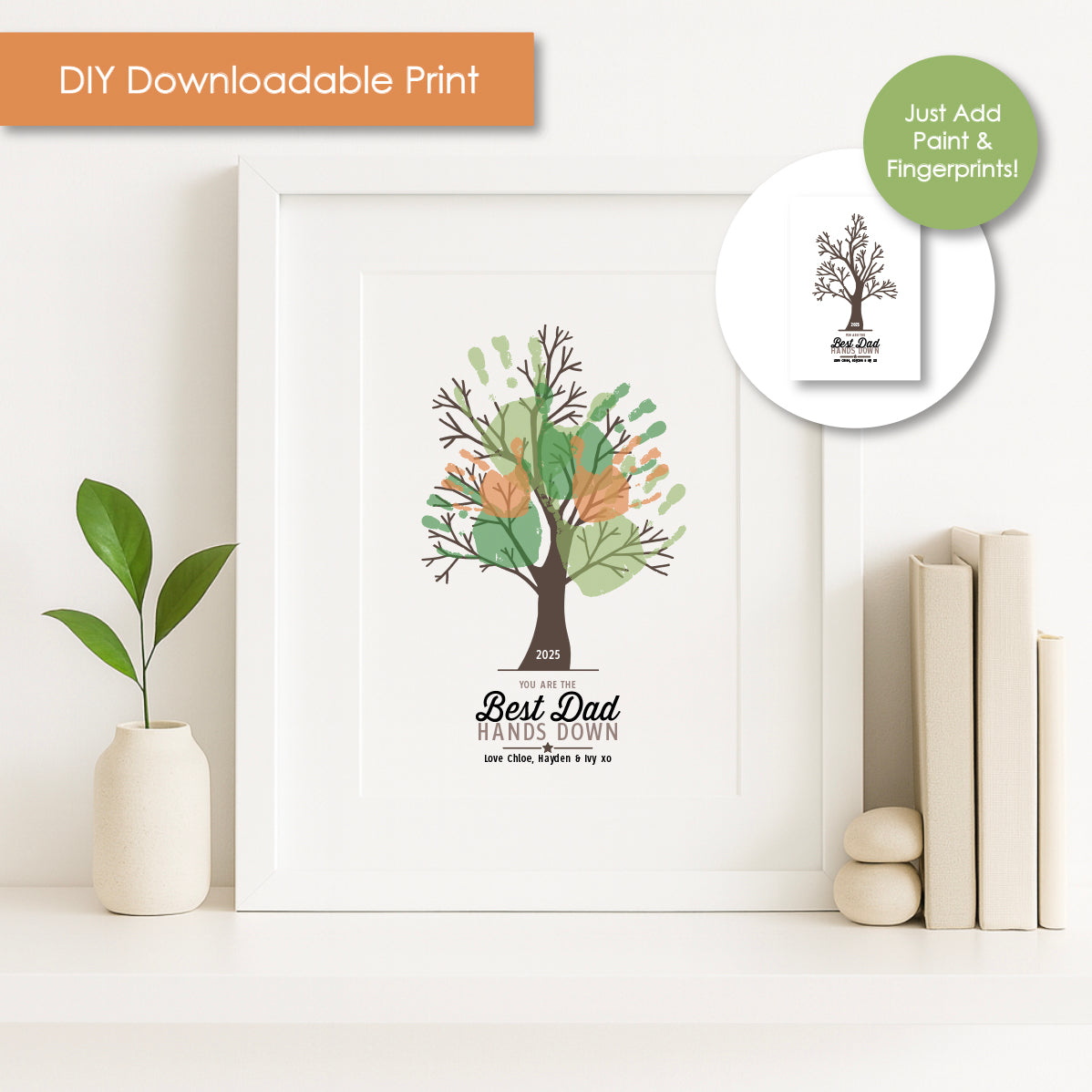 Father's Day Best Dad DIY Downloadable File