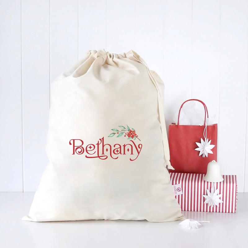 Festive Font Santa Sack