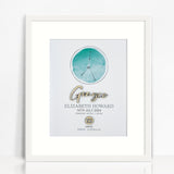 Bamboo Zodiac (2 colour options) 3D Personalised Birth Print