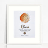 Bamboo Zodiac (2 colour options) 3D Personalised Birth Print