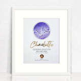 Mirror Zodiac (Gold) 3D Personalised Birth Print