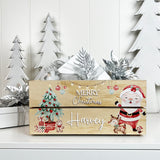 Personalised Happy Santa Christmas Crate