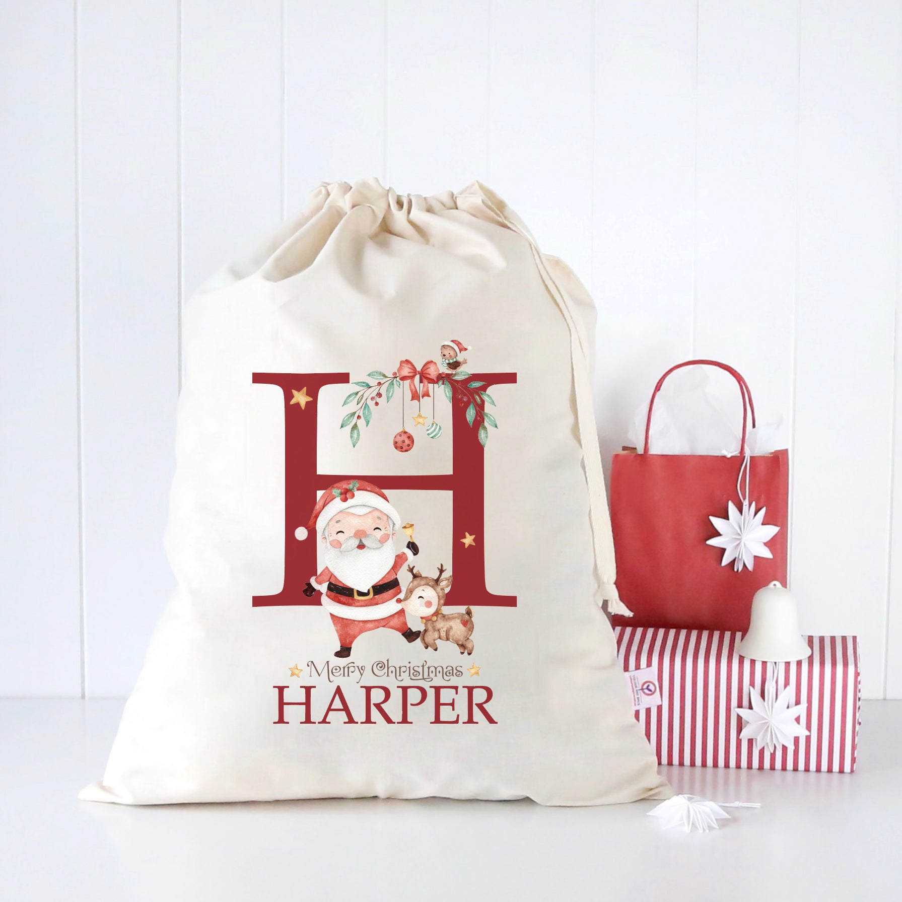 Jingle Bells Santa Sack