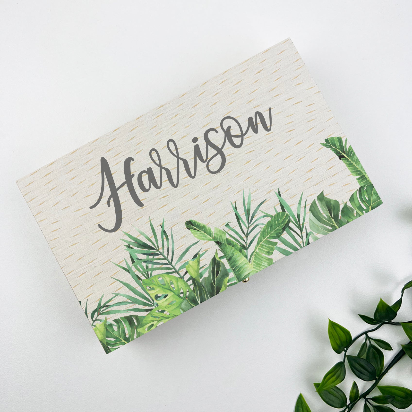 Jungle Leaves Personalised Watercolour Paint Set - (Limited Quantity)