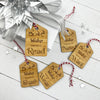 Personalised Sleigh Mindful Gifting Tags - Set of 5 Tags