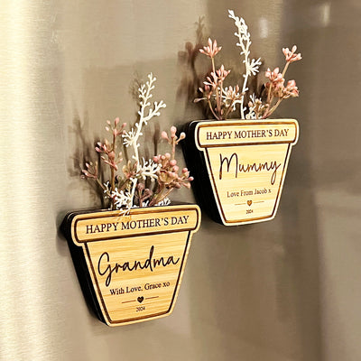 Personalised Magnetic Mother's Day Pot