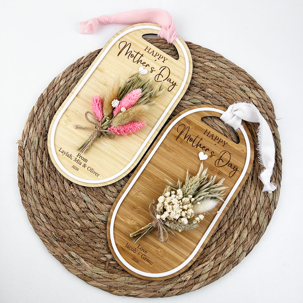 Personalised Mother's Day Dried Flower Hanger (2 flower options)