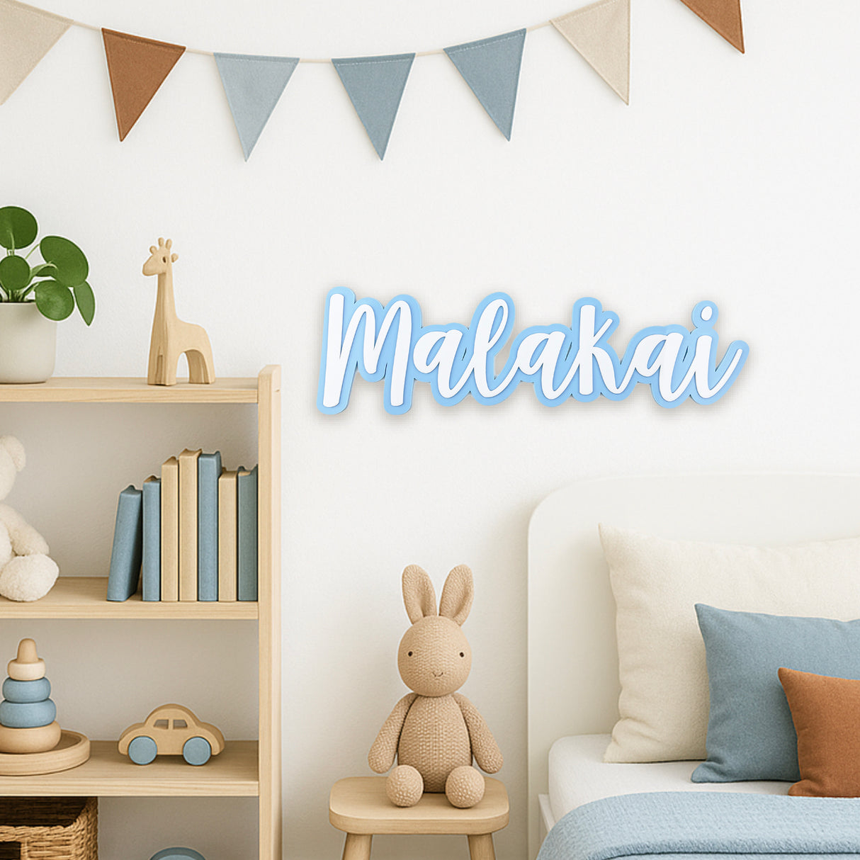 Double Layer Name Plaque (2 sizes)