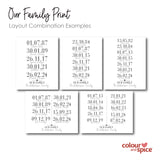 The Family Personalised Print