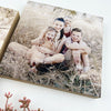 Personalised Square Wooden Photo Block