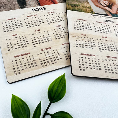 Personalised Photo Calendar (with stand or magnets)