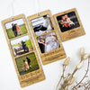 Personalised Bamboo Photo Hanger (3 photos)