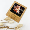 Personalised Bamboo Magnetic Photo Holder